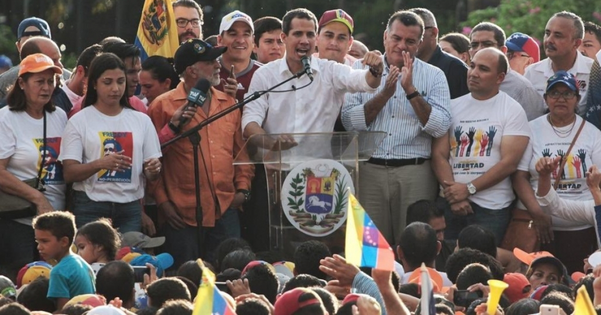 Juan Guaidó habla al pueblo del estado de Barinas © Juan Guaidó/ Twitter