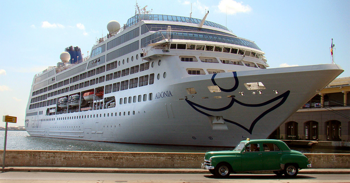 El crucero Adonia atracado en La Habana (imagen de archivo) © CiberCuba
