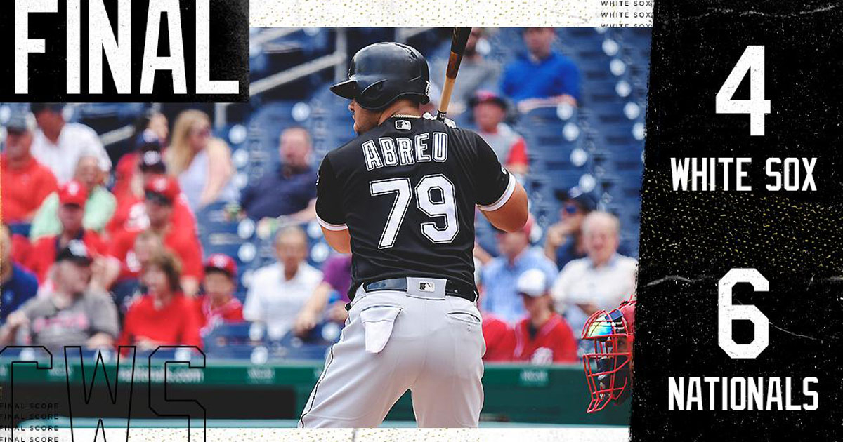 Abreu, implacable. © Chicago White Sox/Twitter.