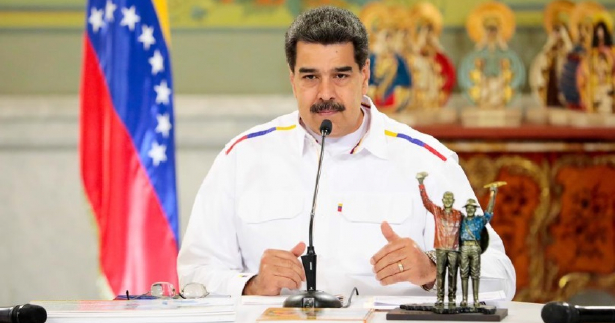 Nicolás Maduro comparece durante una rueda de prensa © Twitter / Nicolás Maduro