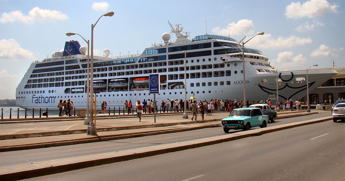 Primera llegada de crucero de Estados Unidos a Cuba en 2016 © CiberCuba