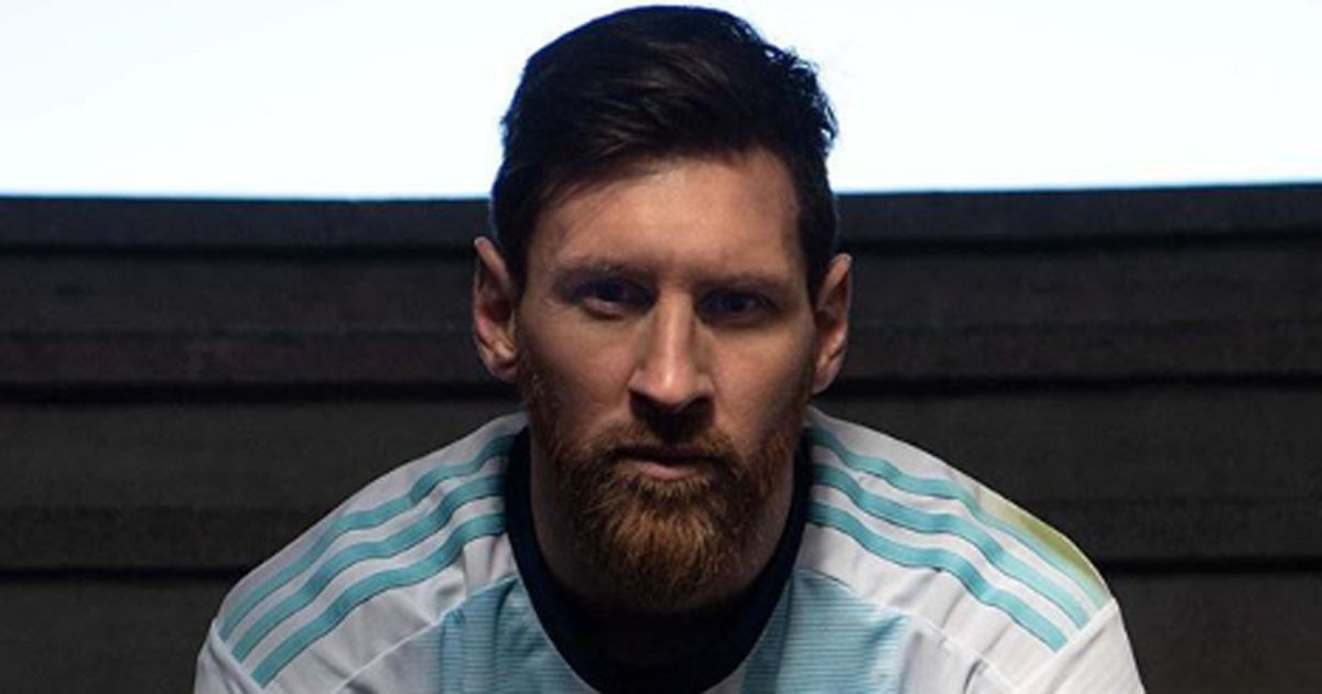 Messi, a la cabeza. © Leo Messi/Instagram.
