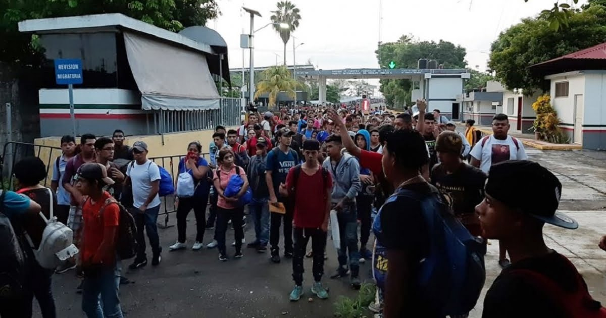 Caravana de migrantes en México (imagen de referencia) © Quadratin 