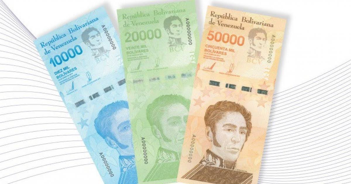 Nuevos billetes © Banco Central de Venezuela/ Twitter