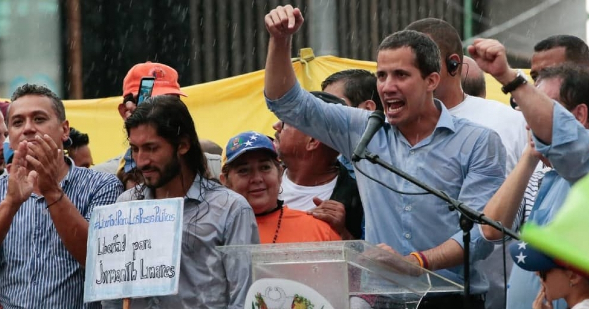 Juan Guaidó habla al pueblo de Venezuela © Twitter / Juan Guaidó