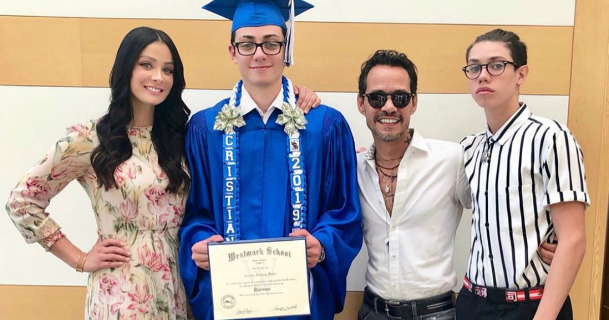 Dayanara Torres y Marc Anthony con sus hijos Cristian y Ryan © Instagram / Dayanara Torres
