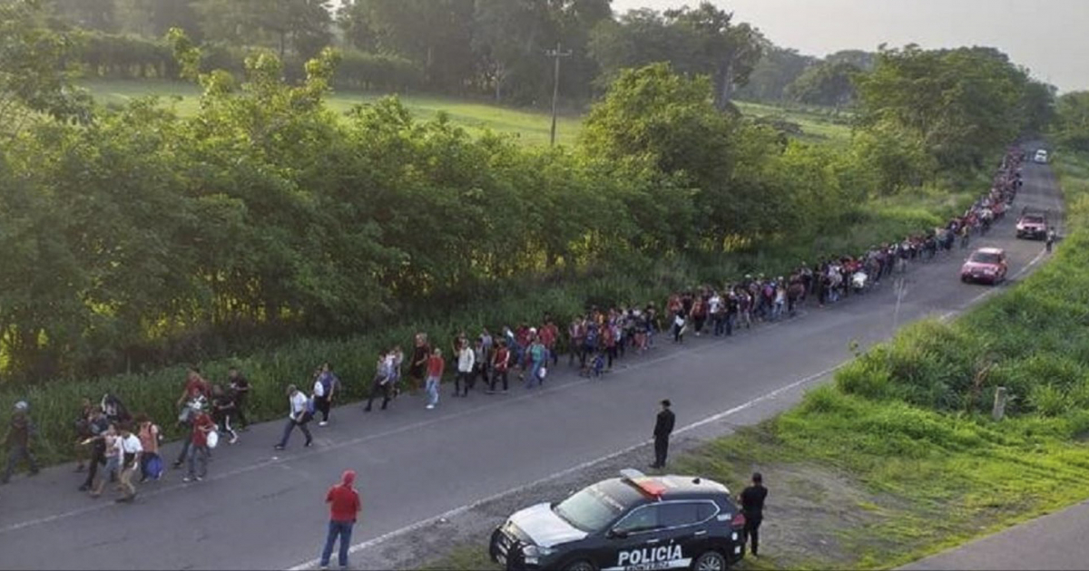 Migrantes procedentes de Centroamérica llegan a México © El Sol de México