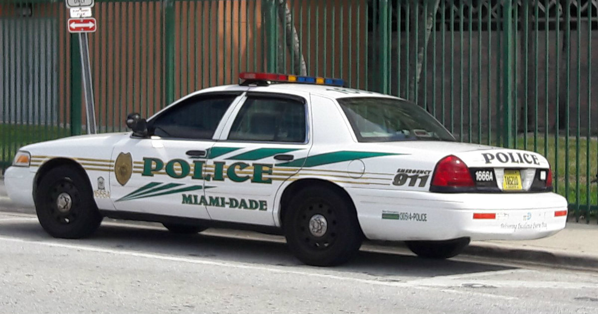 Auto de la policía de Miami-Dade © CiberCuba
