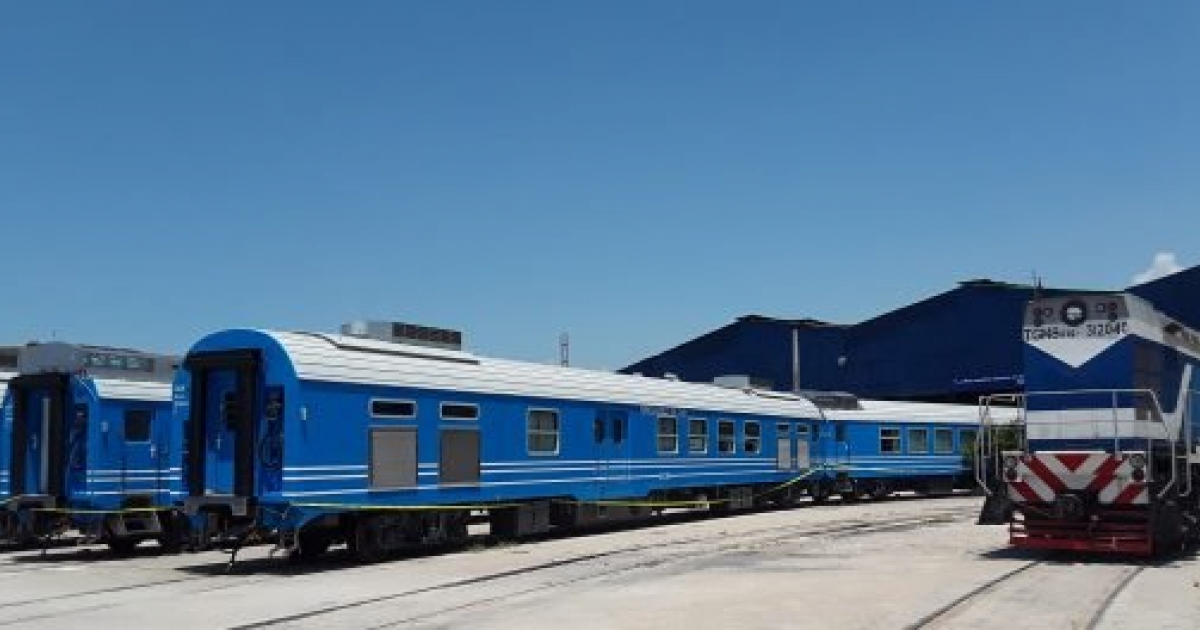 Nuevos trenes adquiridos en Cuba © Cubadebate/ Oscar Figueredo