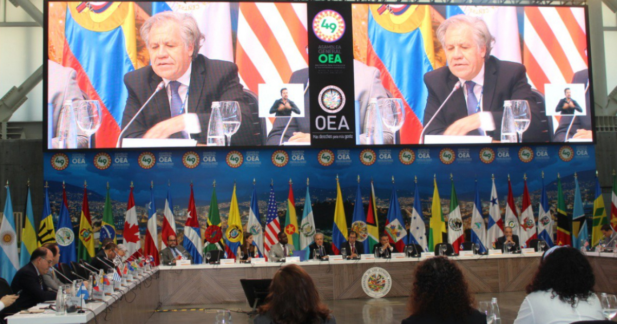 Asamblea de la OEA © Twitter / @OEA_oficial