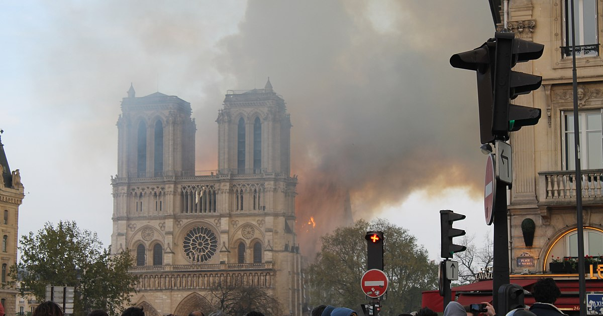 Incendio en Notre Dame © Wikimedia Commons