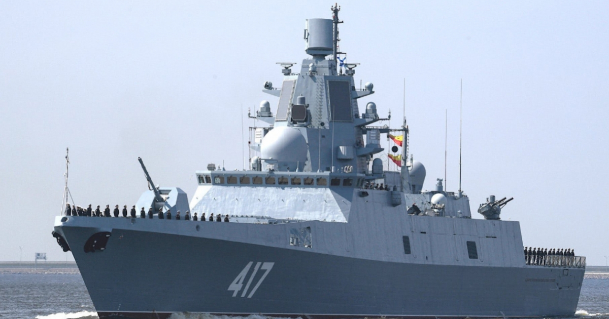 Buque Almirante Groshkov © Naval War College Naval & Maritime News/ Twitter