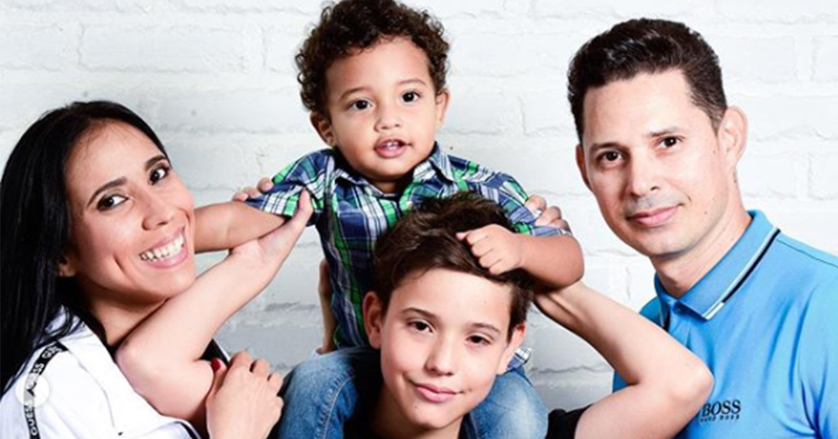 Leoni Torres, Yuliet Cruz y sus hijos © Instagram / Yuliet Cruz