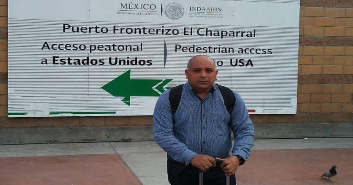 José Ramírez Pantoja, en la frontera entre México con Estados Unidos © Cortesía del entrevistado
