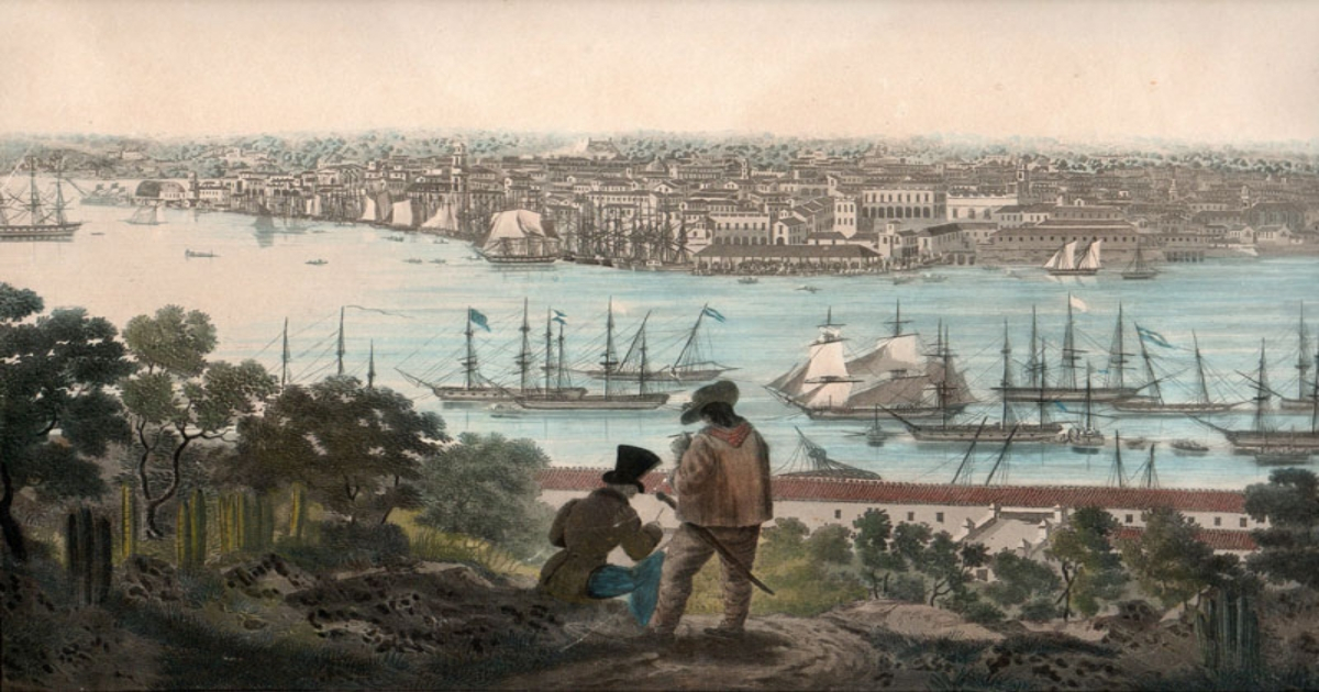 Un cuadro de La Habana en el siglo XVIII, imagen de referencia © CubaEduca