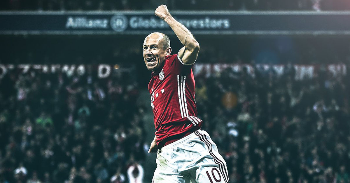 Un futbolista mágico, aunque frágil. © Twitter / Arjen Robben