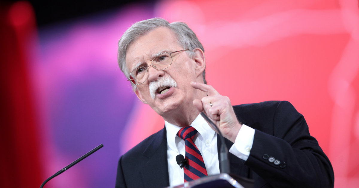 El asesor de Seguridad Nacional, John Bolton, durante un discurso © Flickr / Gage Skidmore