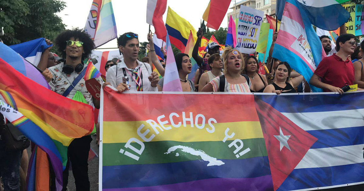 Presencia de cubanos en el Orgullo LGBTI de Madrid © CiberCuba