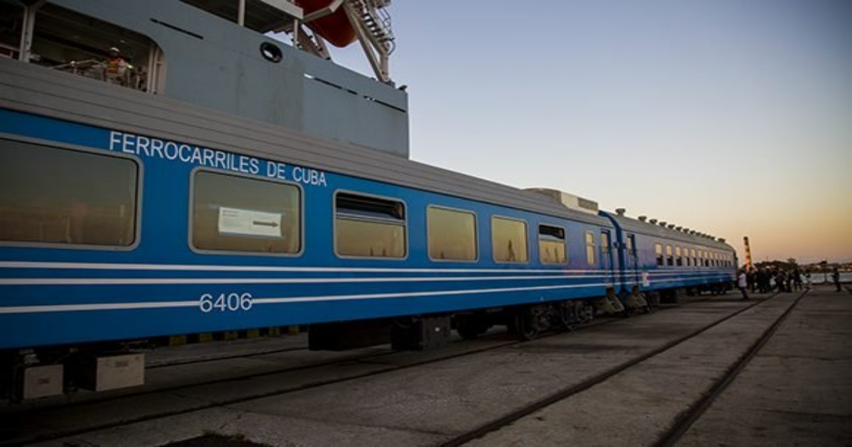 Uno de los nuevos trenes chinos en Cuba © Cubadebate / Irene Pérez
