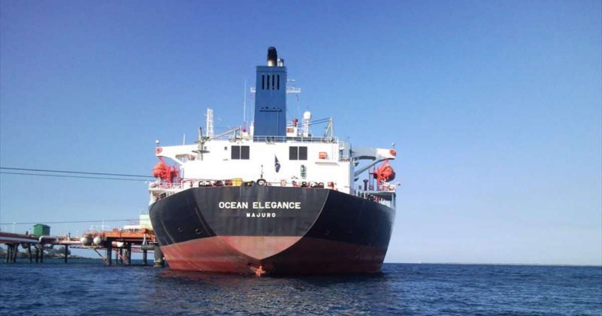 Uno de los buques que ha cambiado su nombre, el Ocean Elegance, ahora Océano © Marine Traffic 