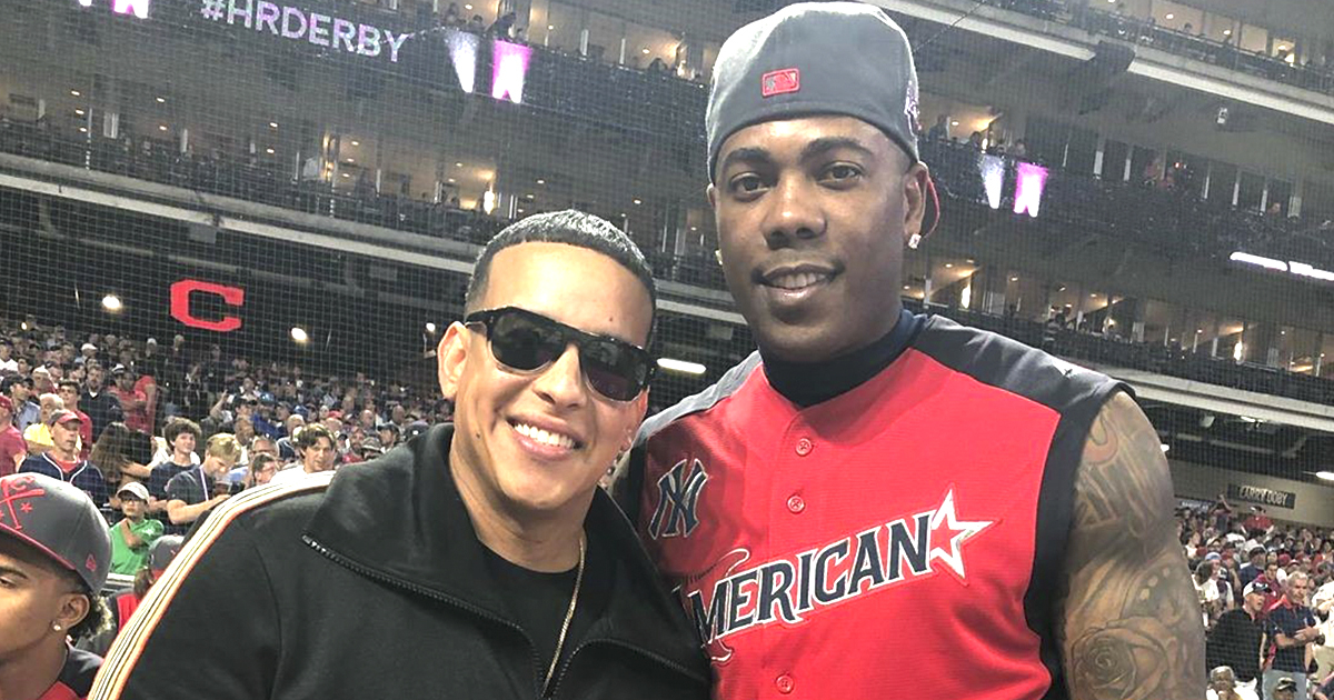 Aroldis Chapman y Daddy Yankee © Instagram / Aroldis Chapman