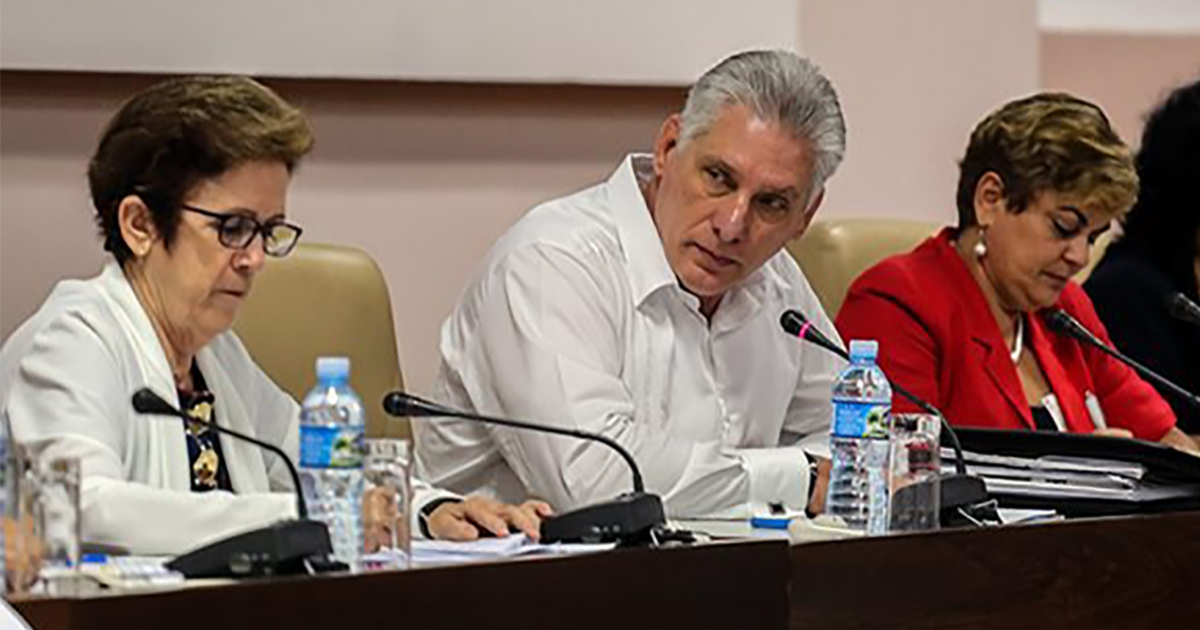 Díaz-Canel el la Asamblea Nacional del Poder Popular © Cubadebate