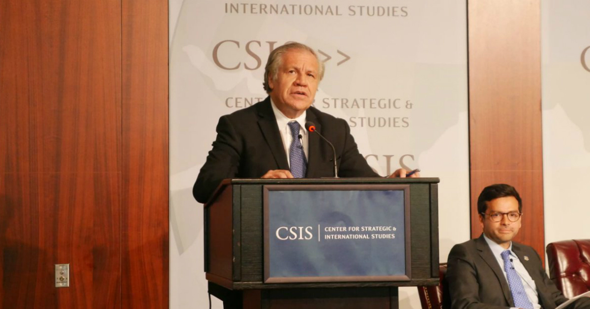El secretario general de la Organización de Estados Americanos (OEA), Luis Almagro © Twitter / Luis Almagro