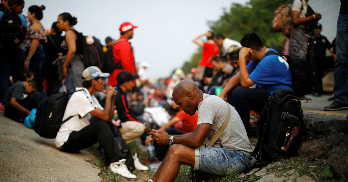 Migrantes cubanos en México en un imagen de archivo © Reuters / Jose Cabezas