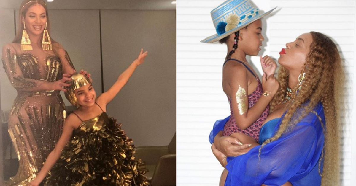 Beyoncé y su hija Blue Ivy © Instagram/ Beyonce