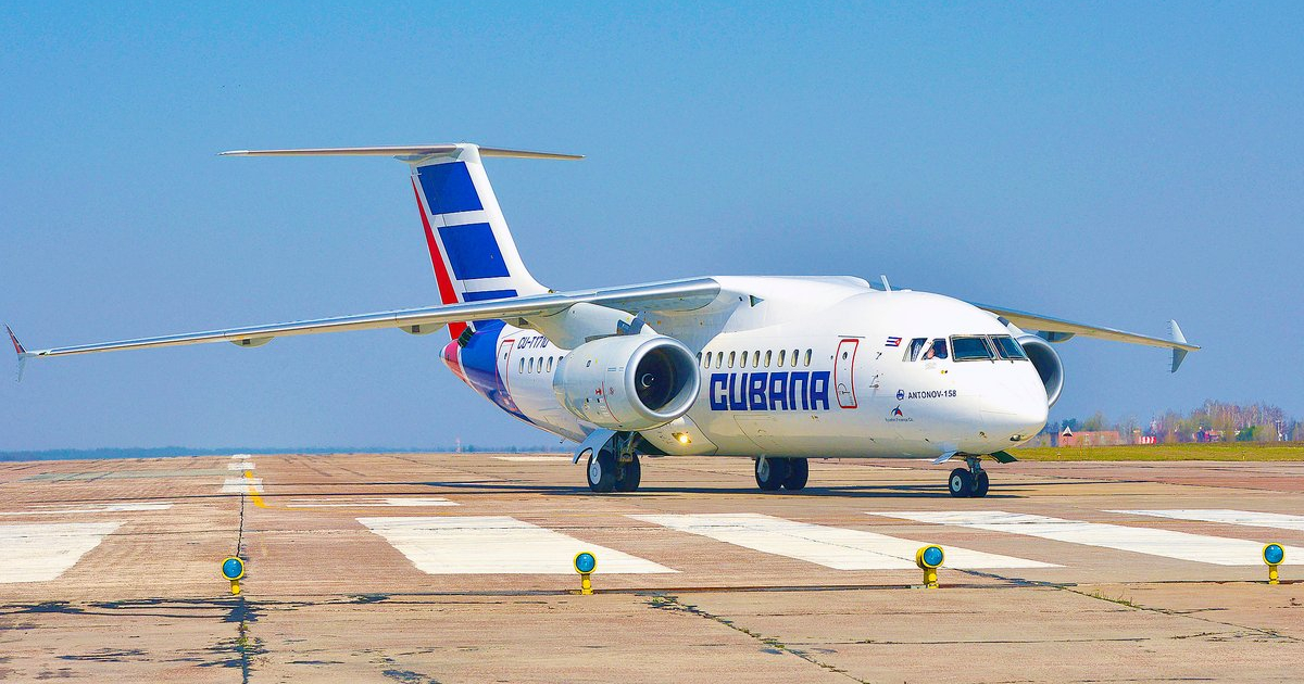 Avión de Cubana de Aviación © Antonov Company/Twitter