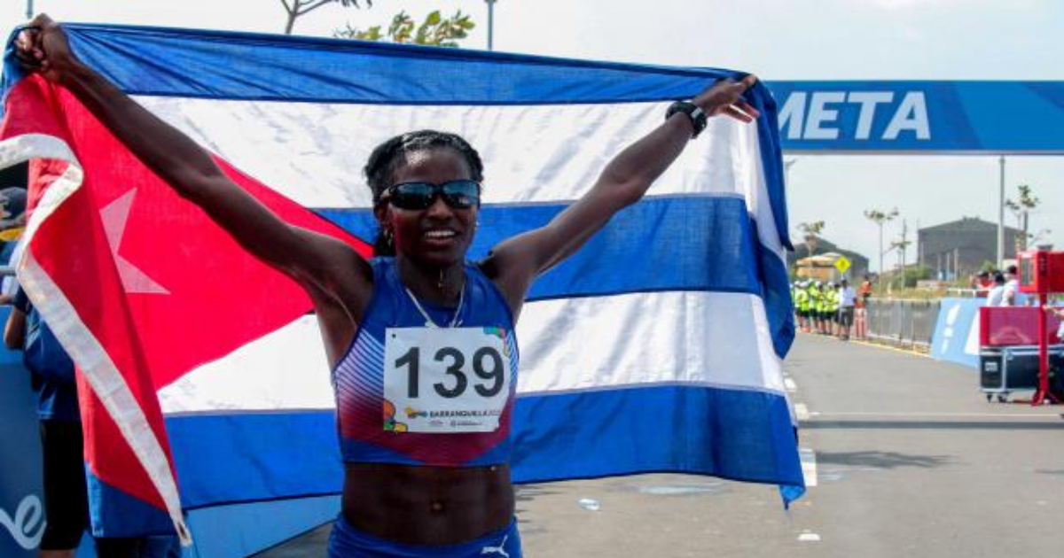 La maratonista cubana Dailín Belmonte podría ser una de las primeras medallas en este evento © Granma / Roberto Morejón