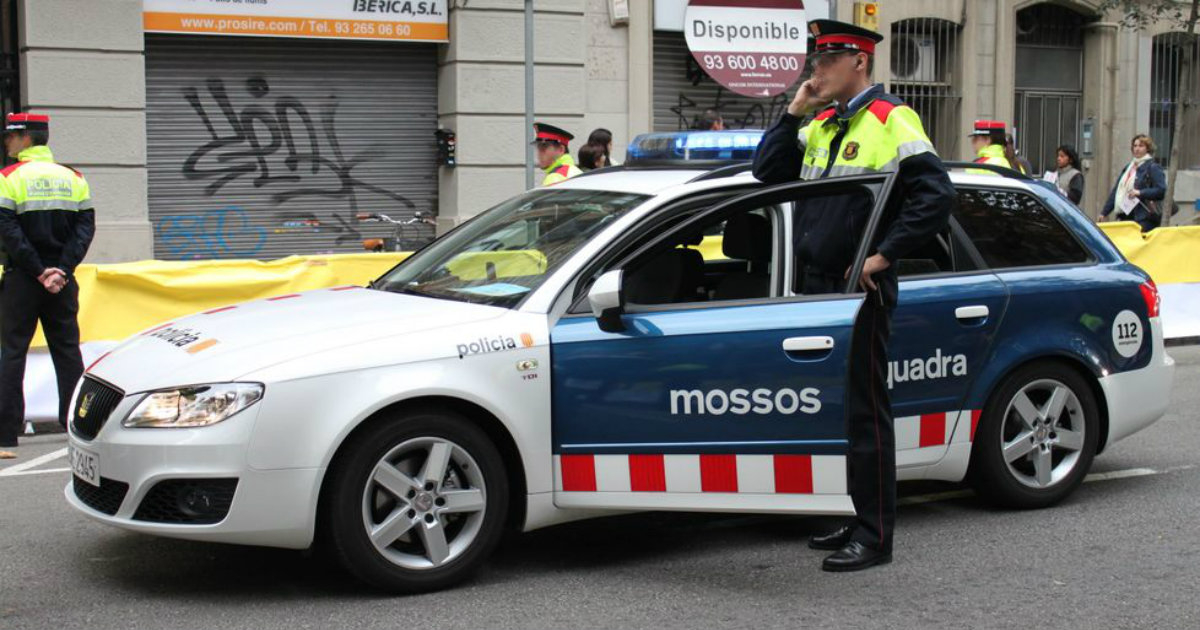 Auto de los Mossos d'Esquadra, la policía autonómica catalana © Gencat.cat