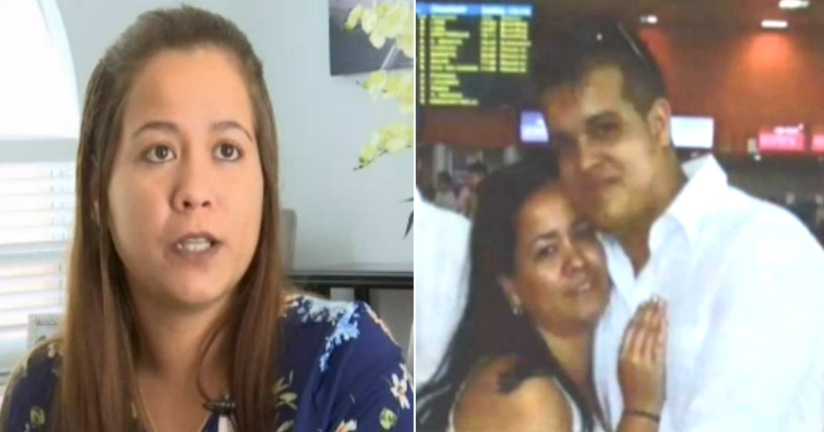 Nerlis Corcho y su esposo Oslery Becerra © Telemundo 51 / Captura de video