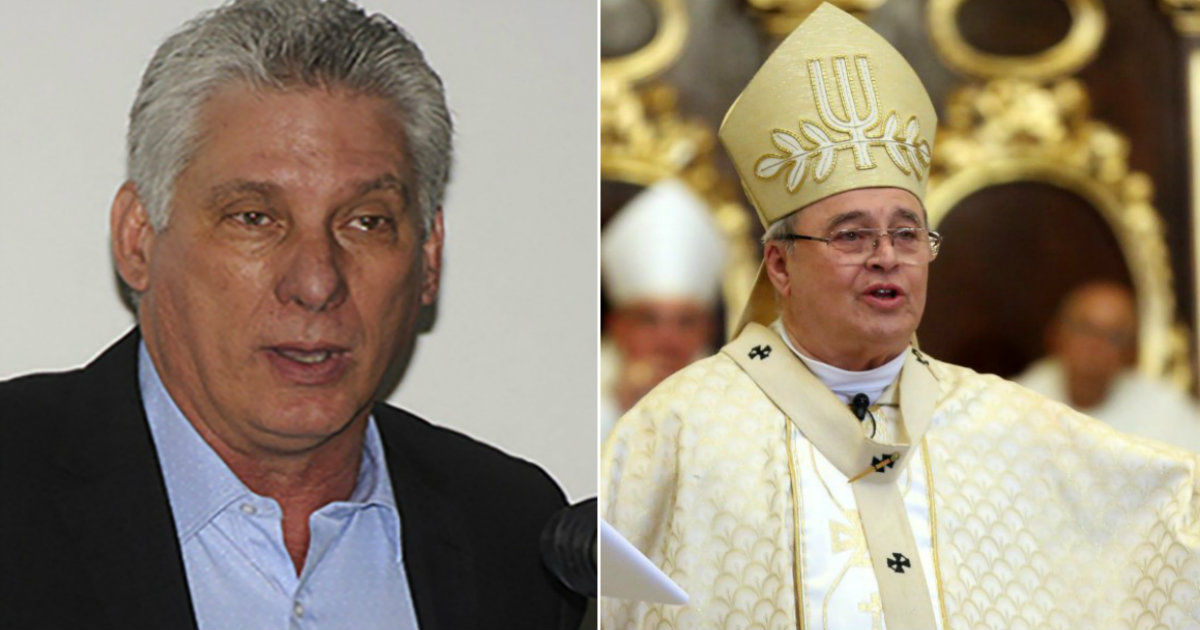 Miguel Díaz-Canel y el Cardenal Jaime Ortega © ANPP/ Reuters Alexandre Meneghini 