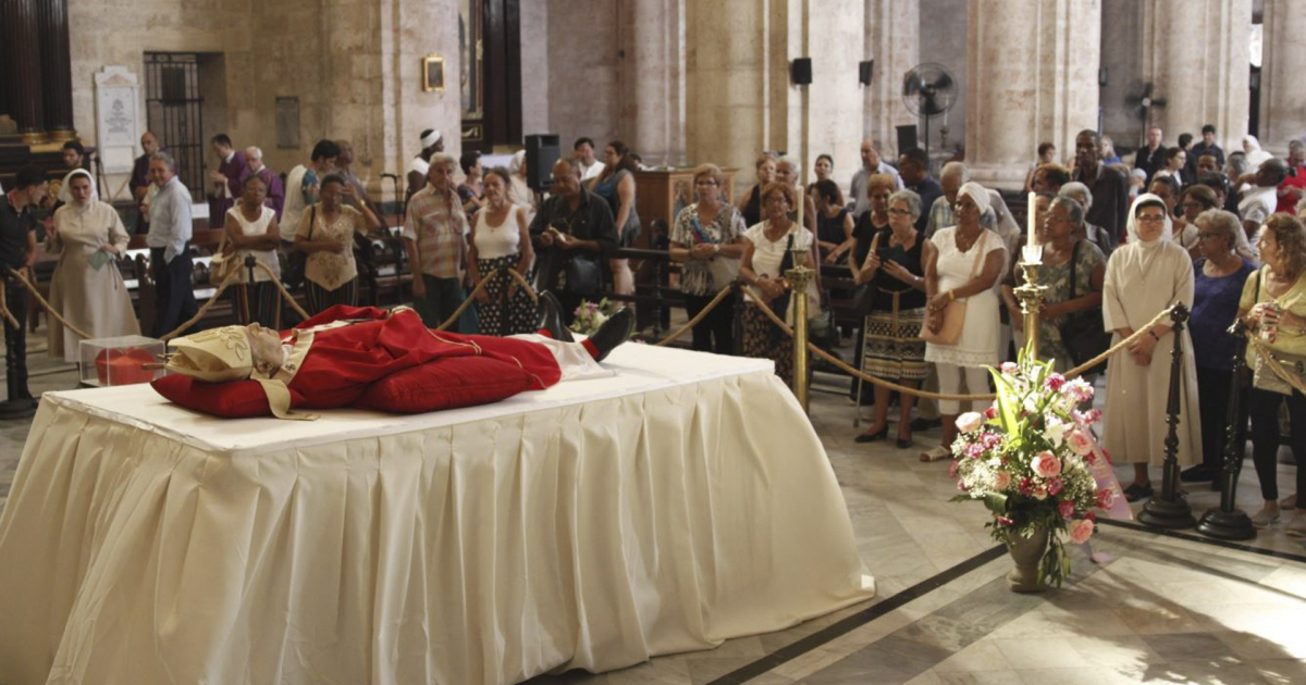 Misa de cuerpo presente del cardenal Jaime Ortega el viernes en La Habana © Palabra Nueva Cuba/Yandry Fernández
