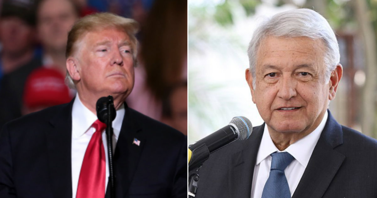 Donald Trump y Andrés Manuel López Obrador © Flickr - Gage Skidmore / Wikimeda Commons - Agencia de Noticias ANDES