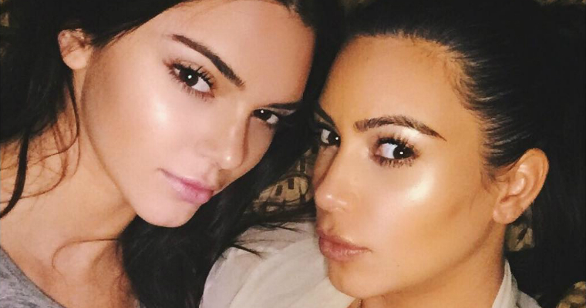 Kim Kardashian y Kendall Jenner © Instagram / Kim Kardashian