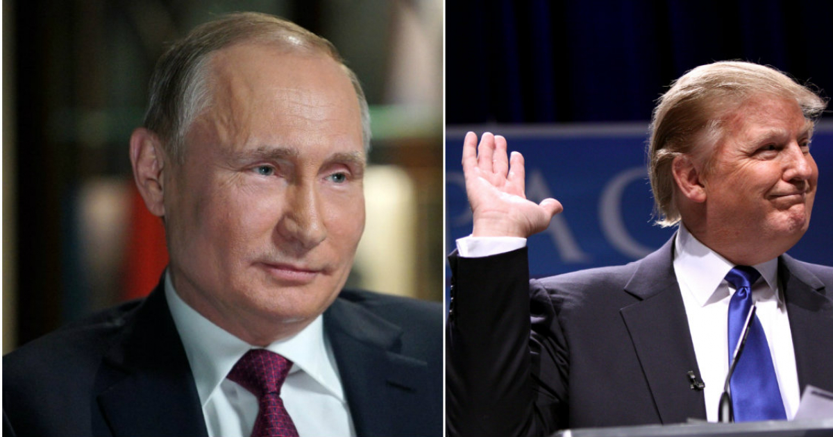 Vladímir Putin (i) y Donald Trump (d) © Collage Wikimedia - Flickr / Gage Skidmore