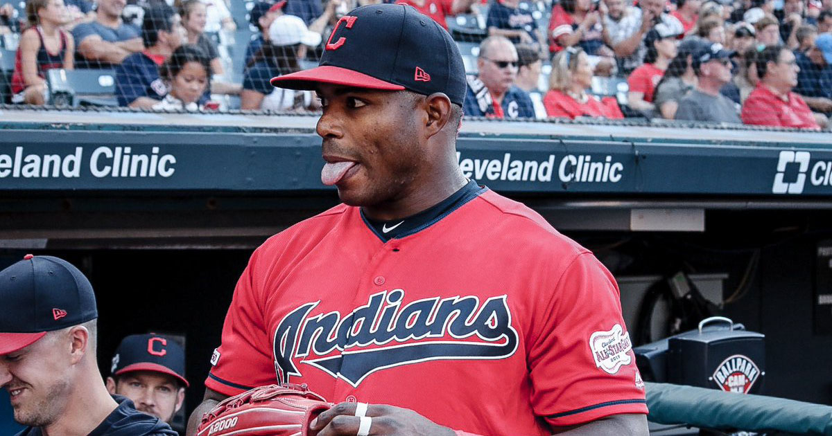Puig fue uno de los pocos con hit © Twitter/ Cleveland Indians