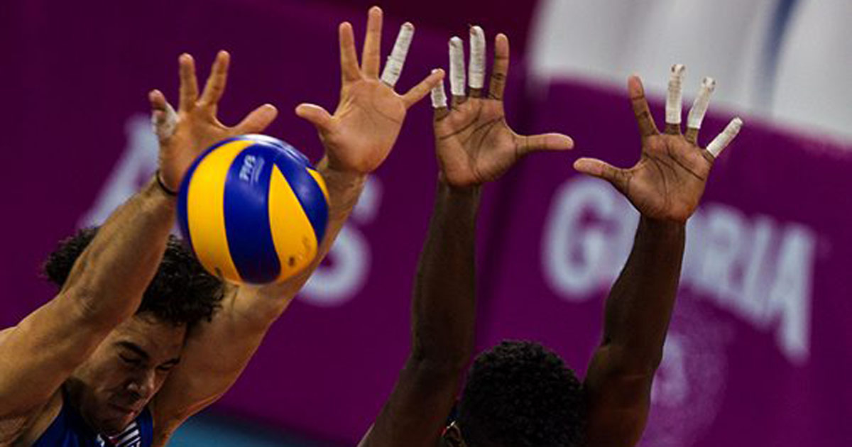 El equipo de voleibol ha sido el último en subir al podio. © Irene Pérez/ Cubadebate.