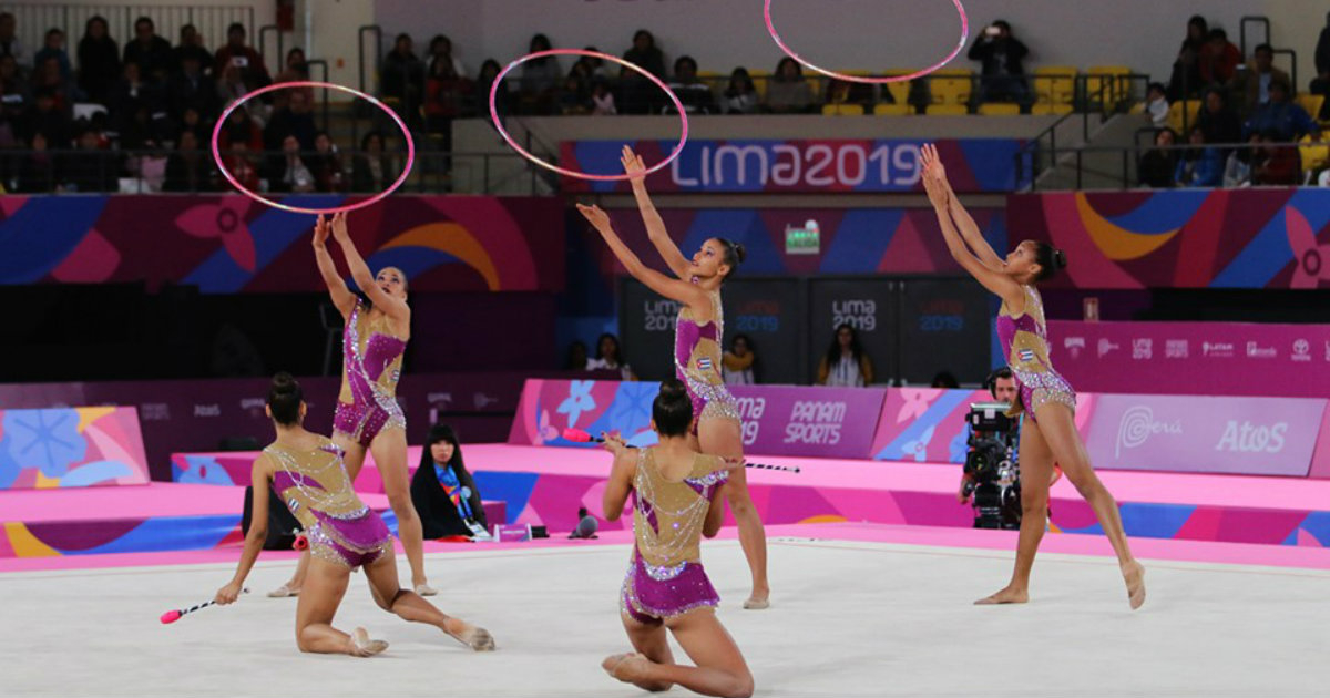 Gimnasia rítmica cubana en Lima 2019 © JIT / Mónica Ramírez