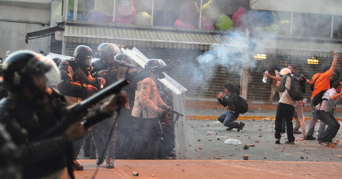 Violencia en Venezuela © Wikimedia Commons