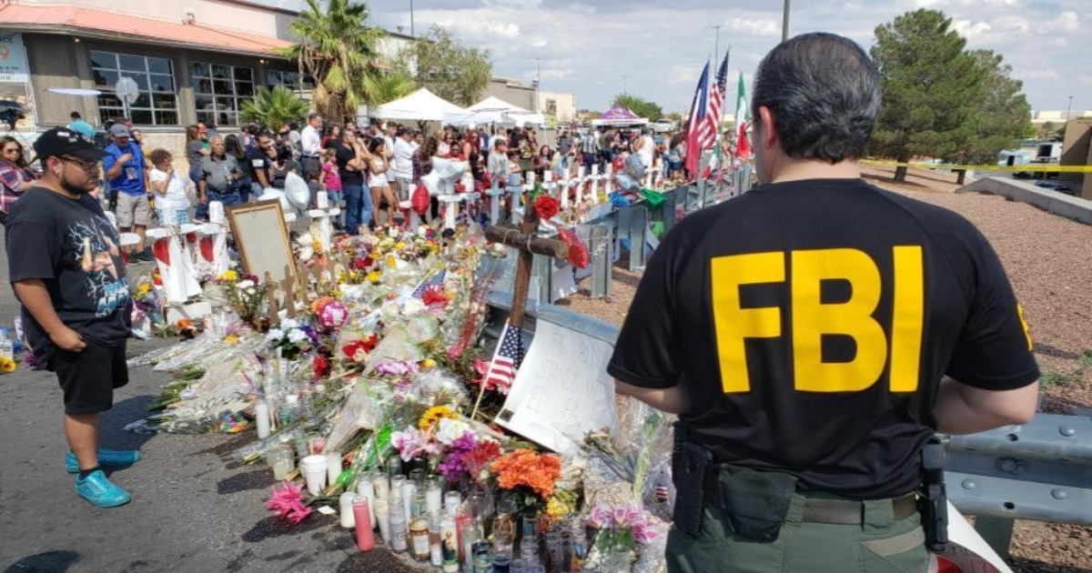 Homenaje a las víctimas del tiroteo en El Paso, Texas © Twitter / FBI El Paso
