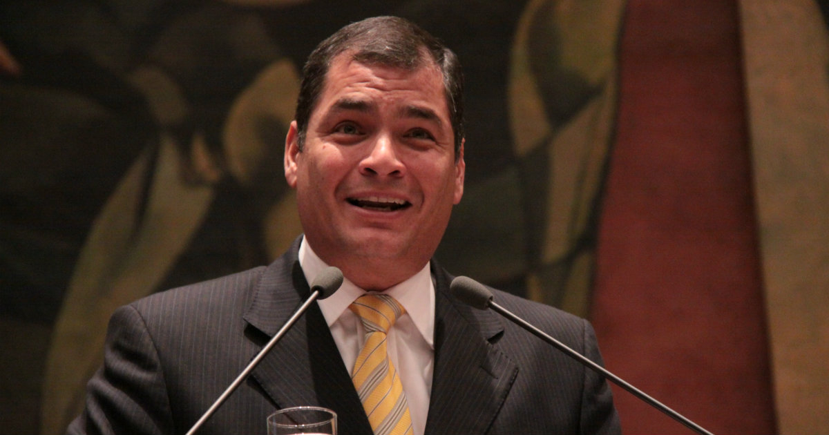 Rafael Correa © Flickr/ Asamblea Nacional de Ecuador
