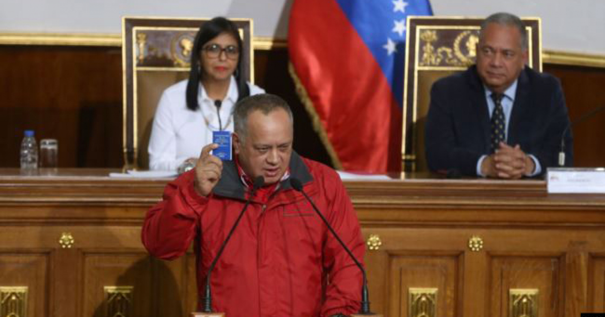 Diosdado Cabello, jefe de la Constituyente © Twitter / Diosdado Cabello