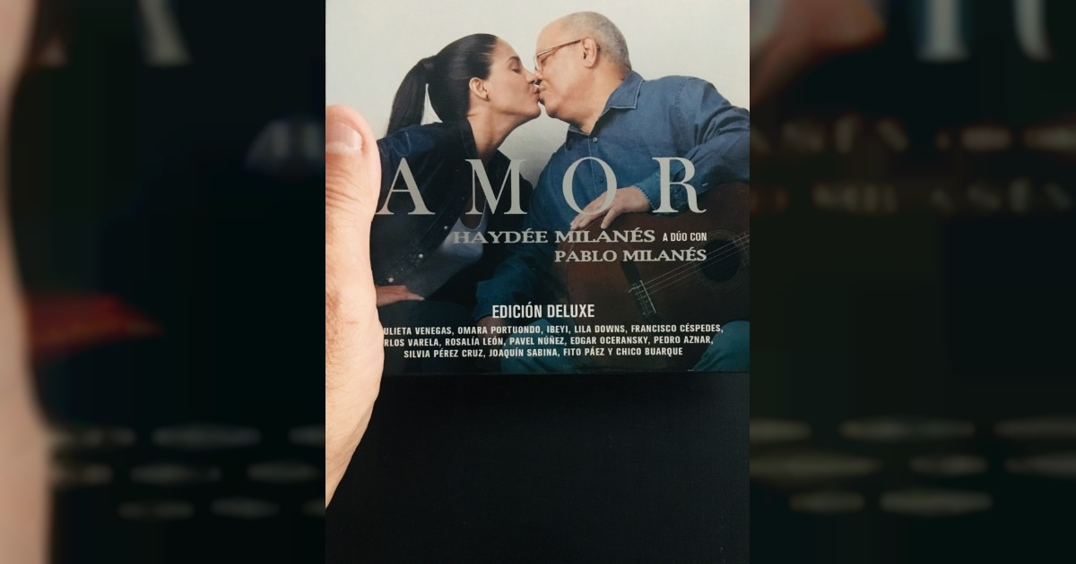 Portada del disco "Amor" Haydée Milanes y Pablo Milanés © Juan Carlos Cremata