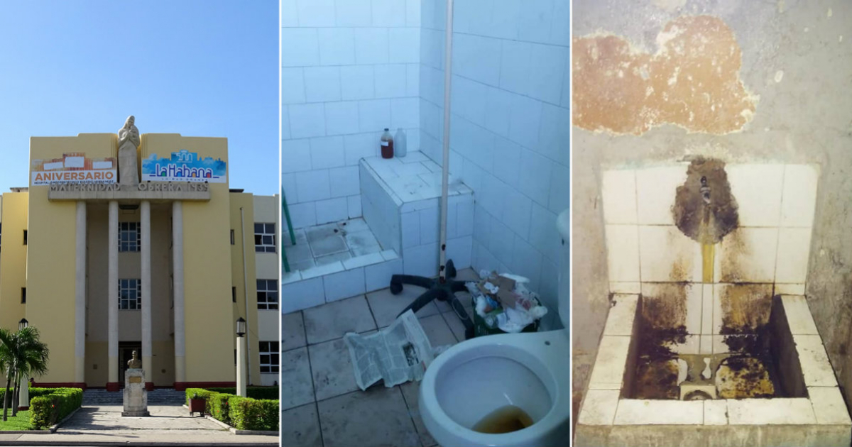 El Hospital Maternidad Obrera y sus críticas condiciones higiénicas © CiberCuba / Facebook - Antonio Rossi