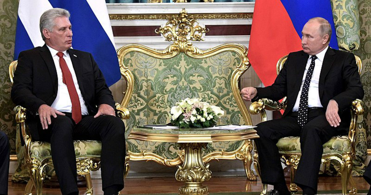 Díaz-Canel y Putin en el Kremlin © Wikimedia Commons / Oficina Presidencial de Prensa e Información