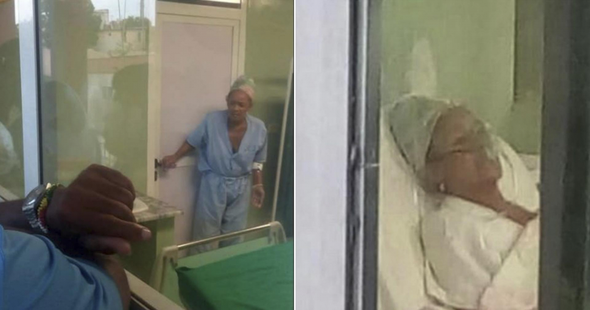 Xiomara Cruz Miranda hospitalizada (fotos de referencia) © Facebook/Ángel Moya