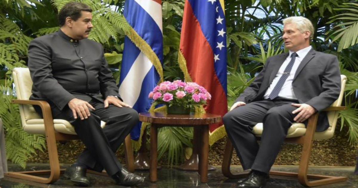 Nicolás Maduro (i) y Miguel Díaz-Canel (d), imagen de referencia © Granma